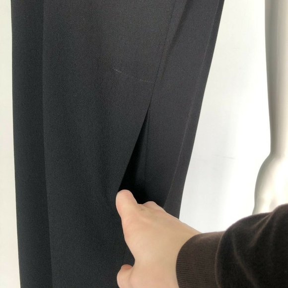 Vince Black Sheer Sleeve Shift Dress size Medium - Picture 5 of 8